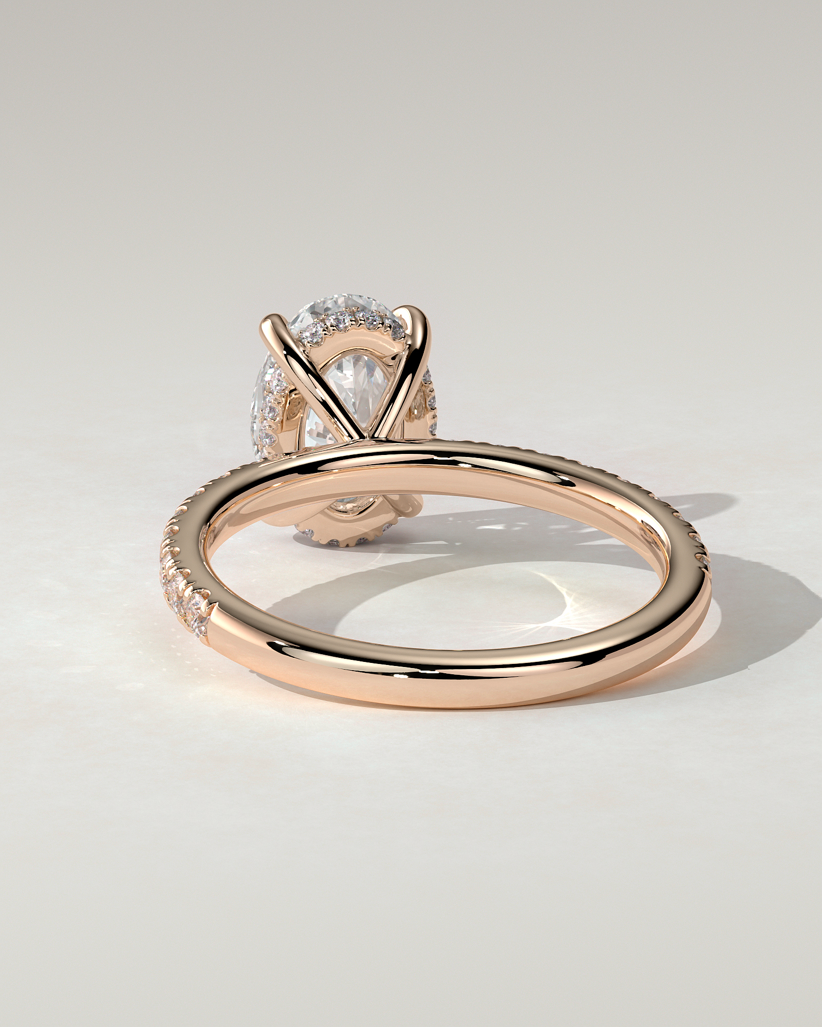 Paige Solitaire Oval Ring