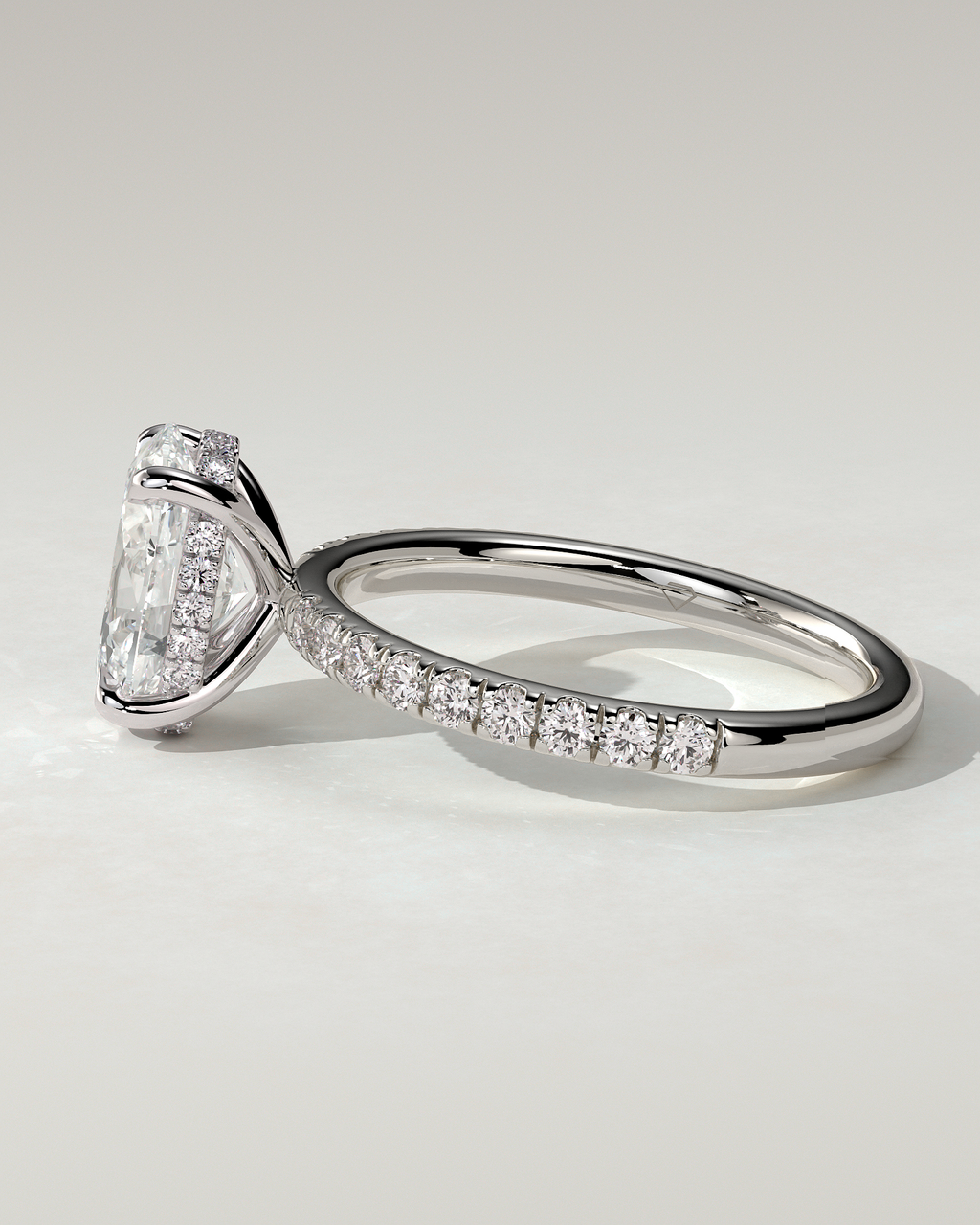 Paige Solitaire Oval Ring
