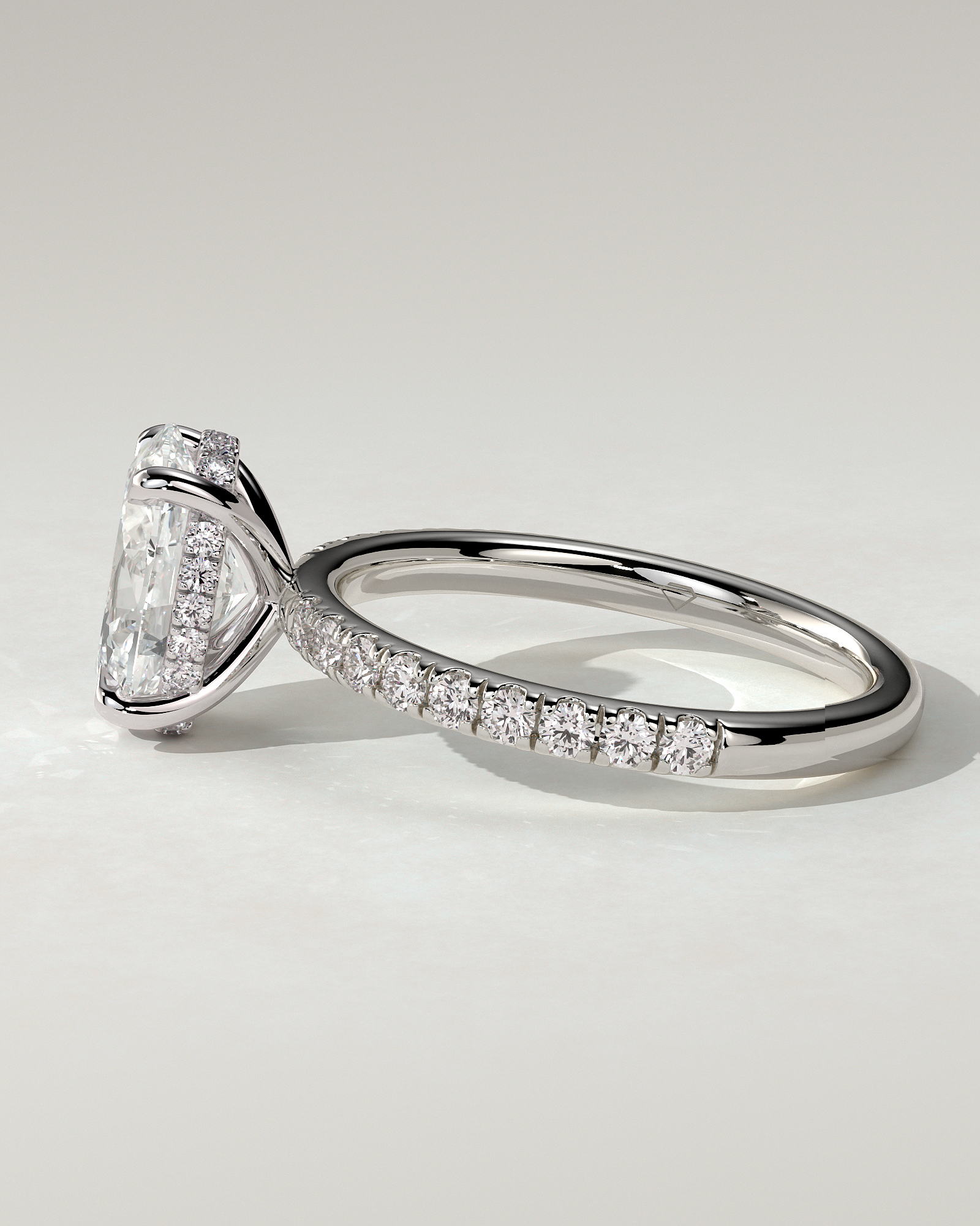 Paige Solitaire Oval Ring