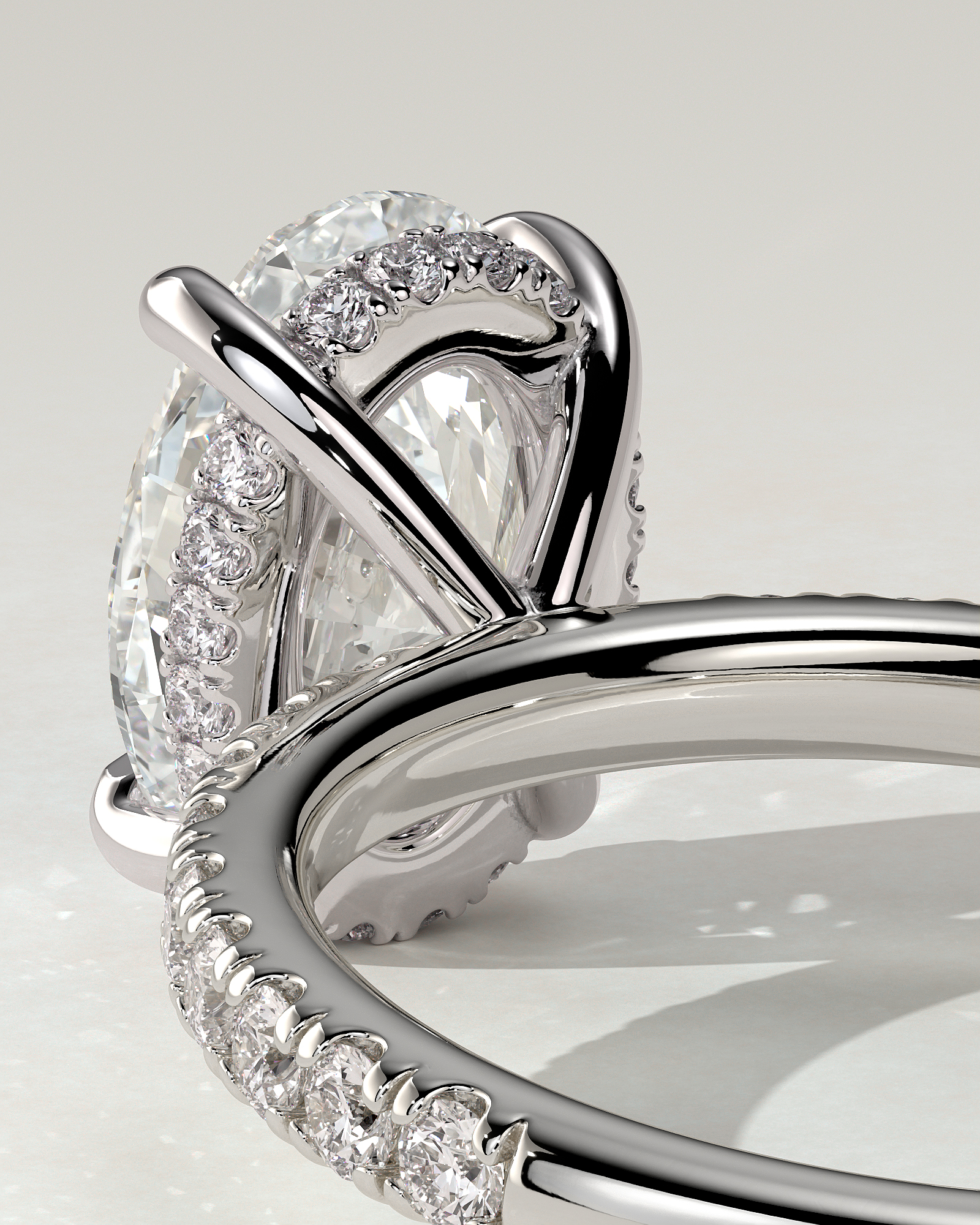 Paige Solitaire Oval Ring