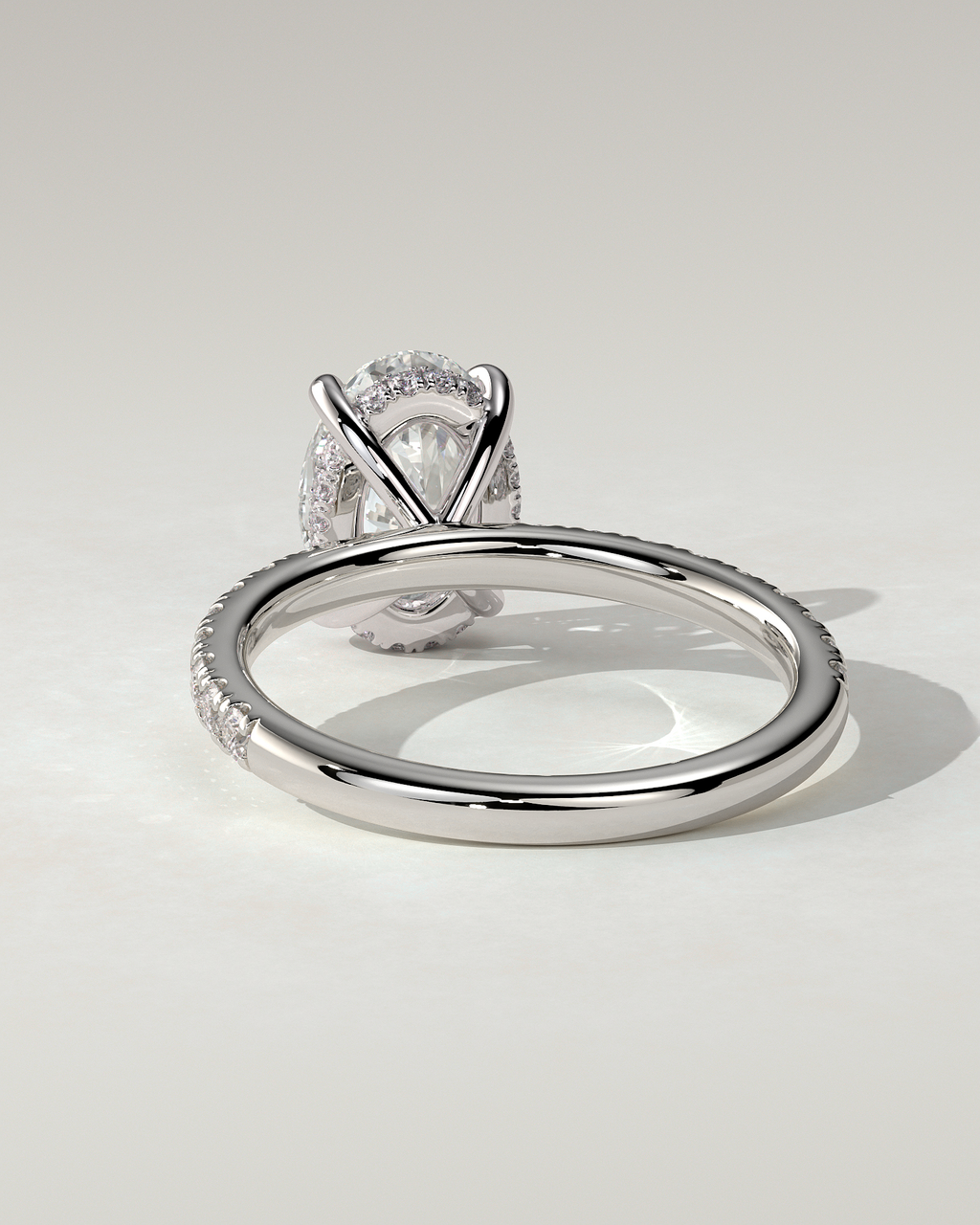 Paige Solitaire Oval Ring