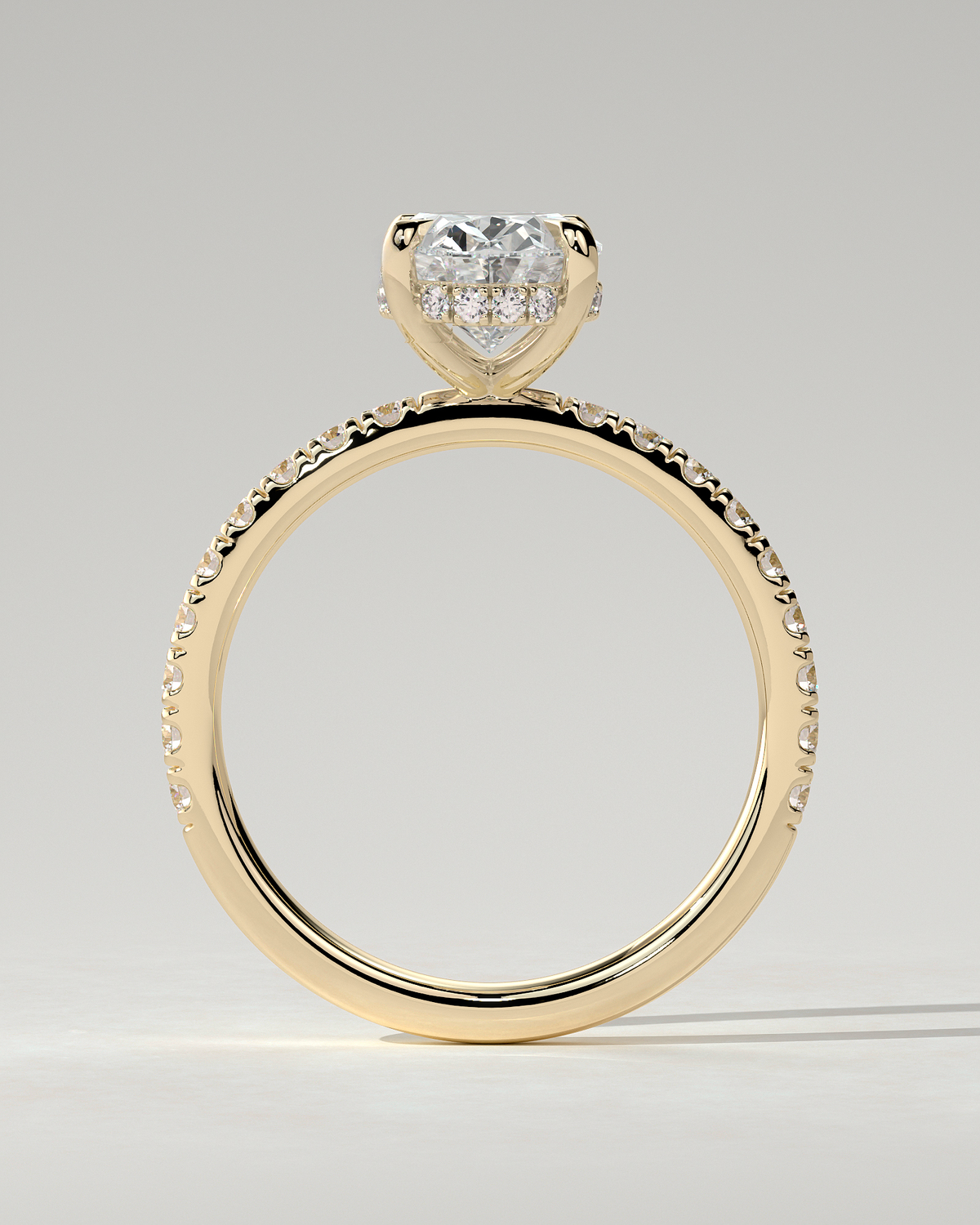 Paige Solitaire Oval Ring