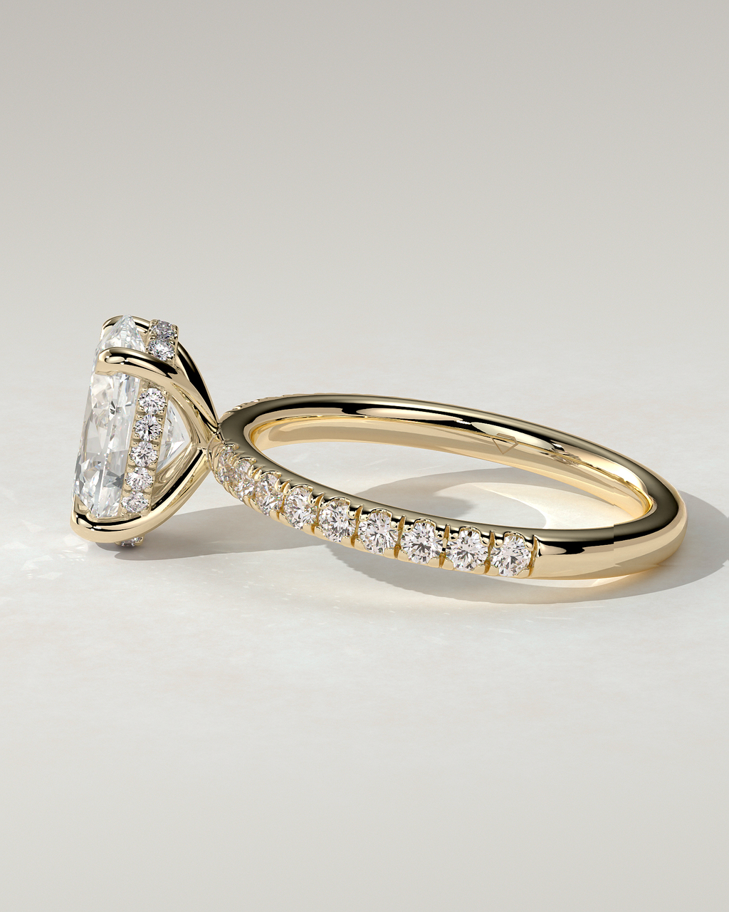 Paige Solitaire Oval Ring