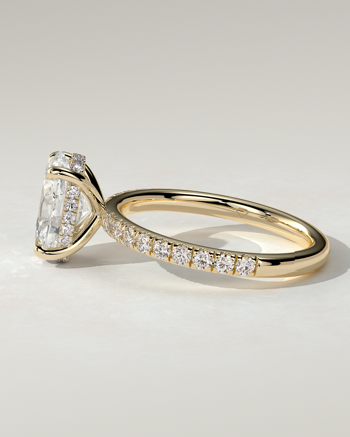 Paige Solitaire Oval Ring