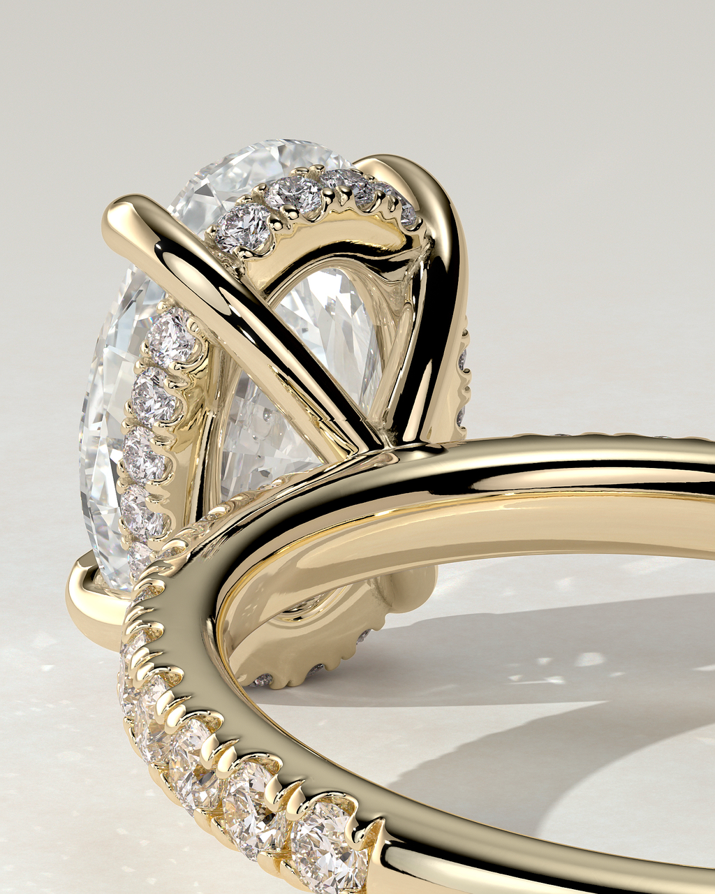 Paige Solitaire Oval Ring
