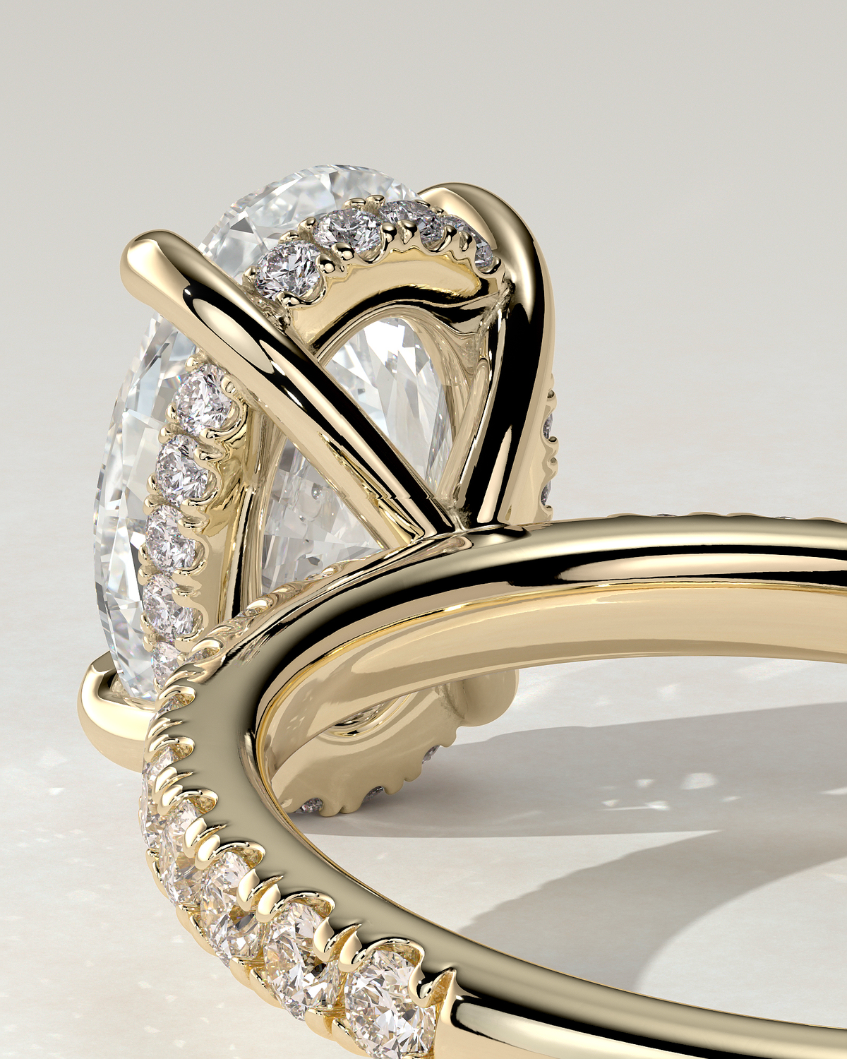Paige Solitaire Oval Ring