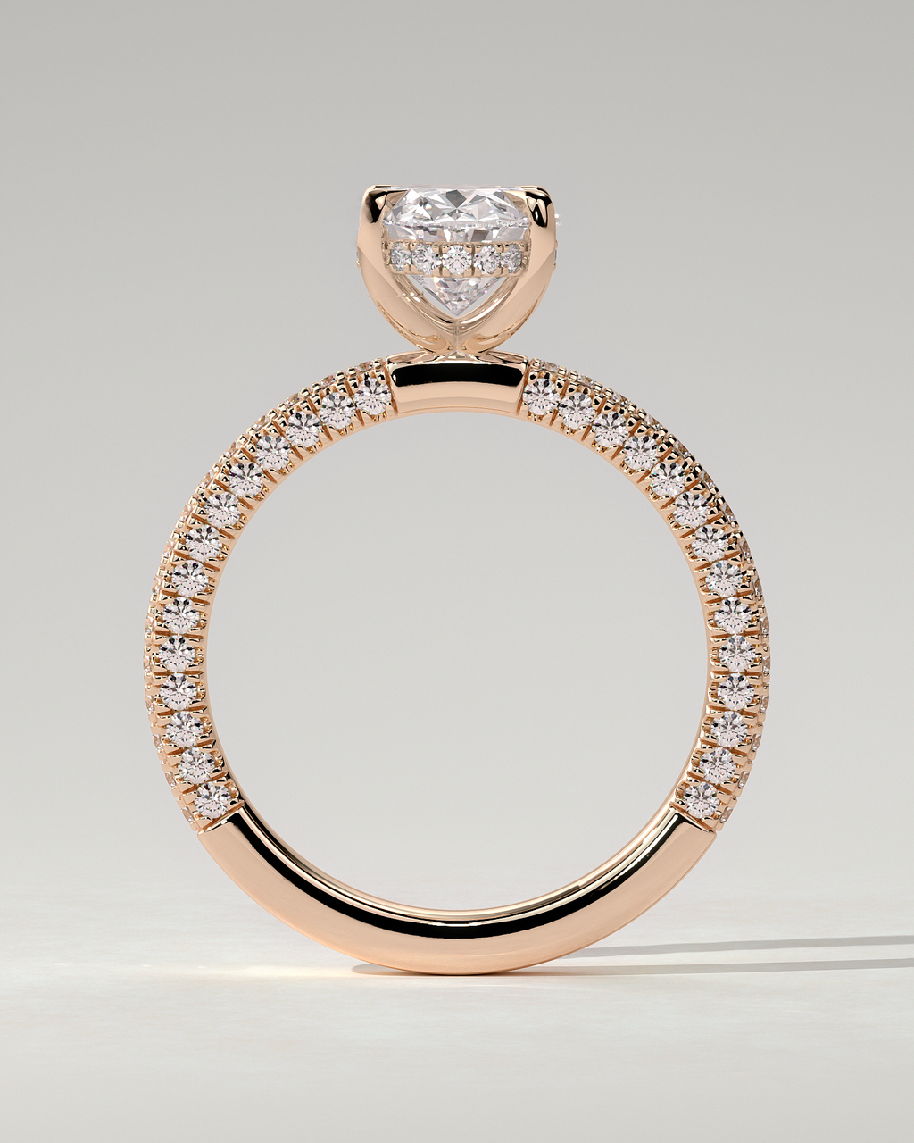 Penelope Solitaire Oval Ring