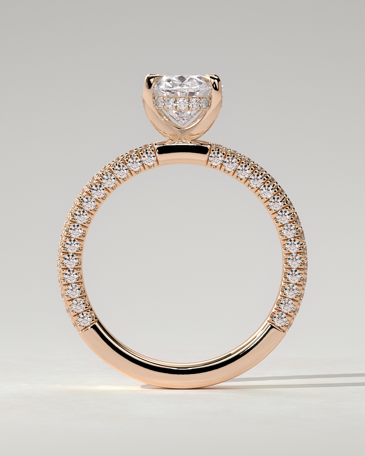 Penelope Solitaire Oval Ring