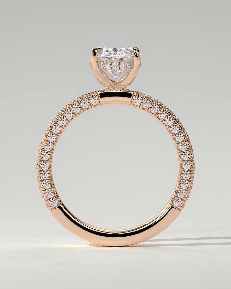 Penelope Solitaire Oval Ring