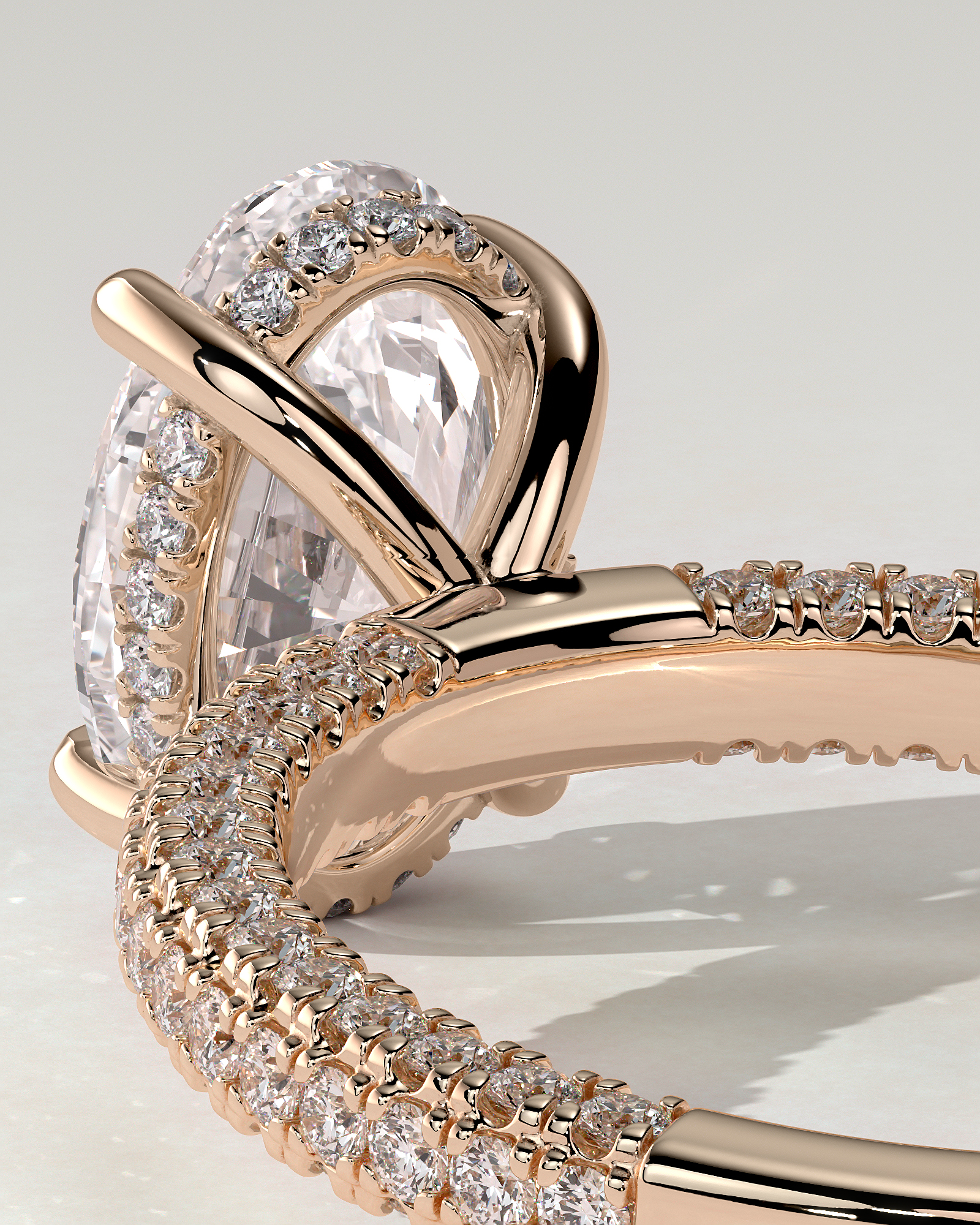 Penelope Solitaire Oval Ring