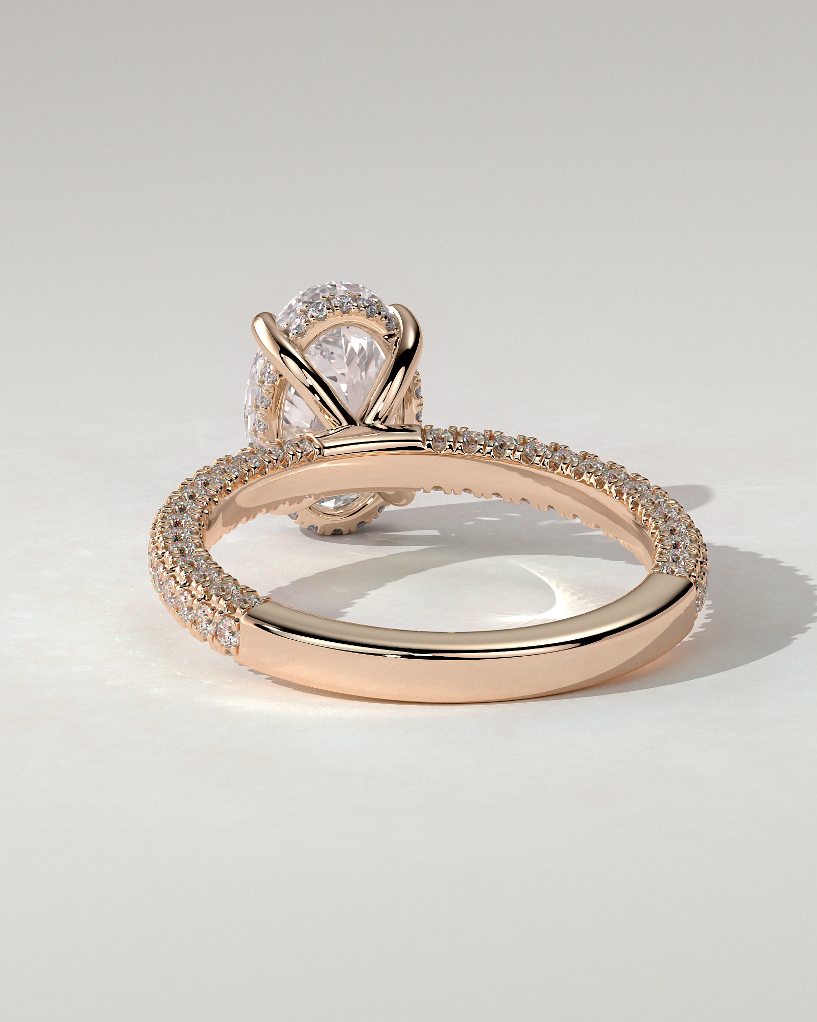 Penelope Solitaire Oval Ring