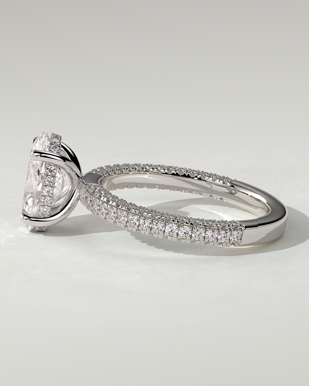 Penelope Solitaire Oval Ring