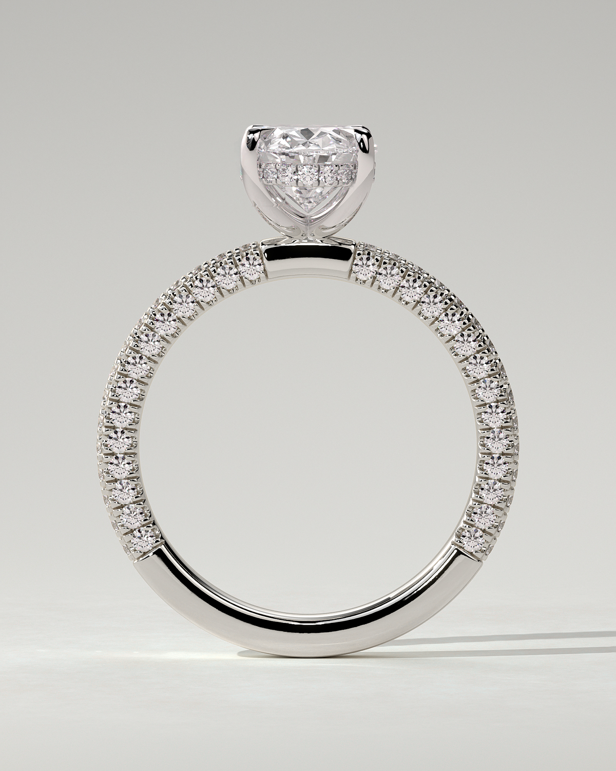 Penelope Solitaire Oval Ring