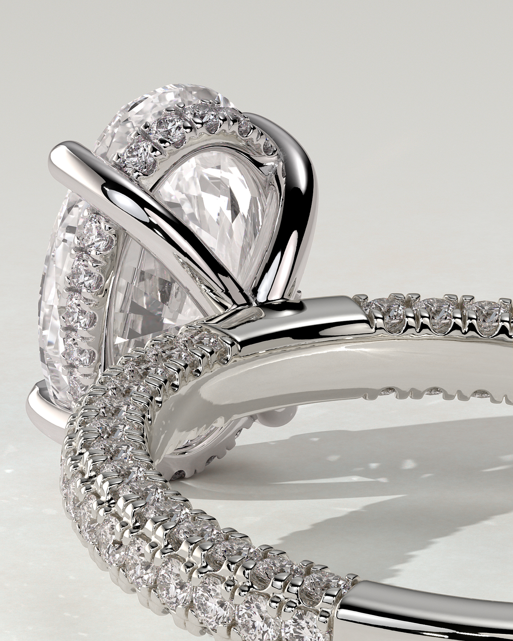 Penelope Solitaire Oval Ring