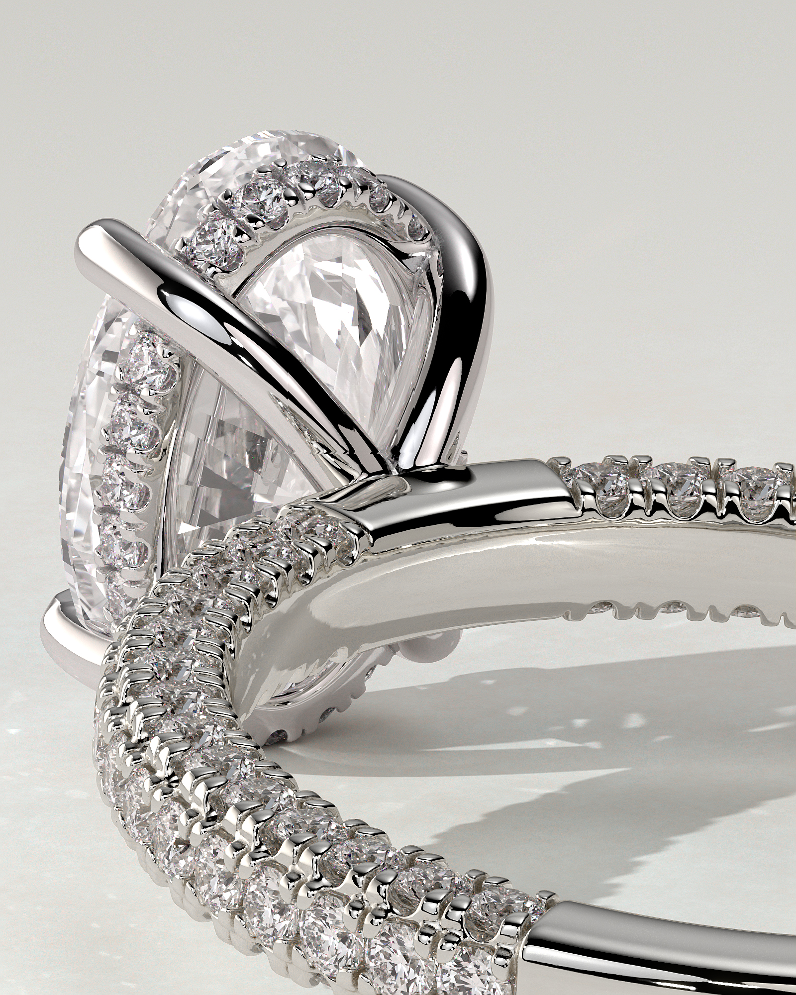 Penelope Solitaire Oval Ring