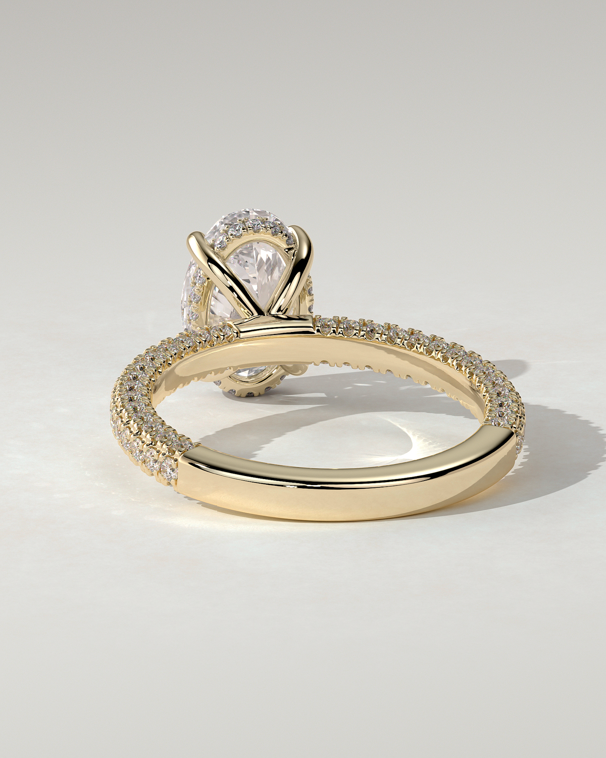 Penelope Solitaire Oval Ring
