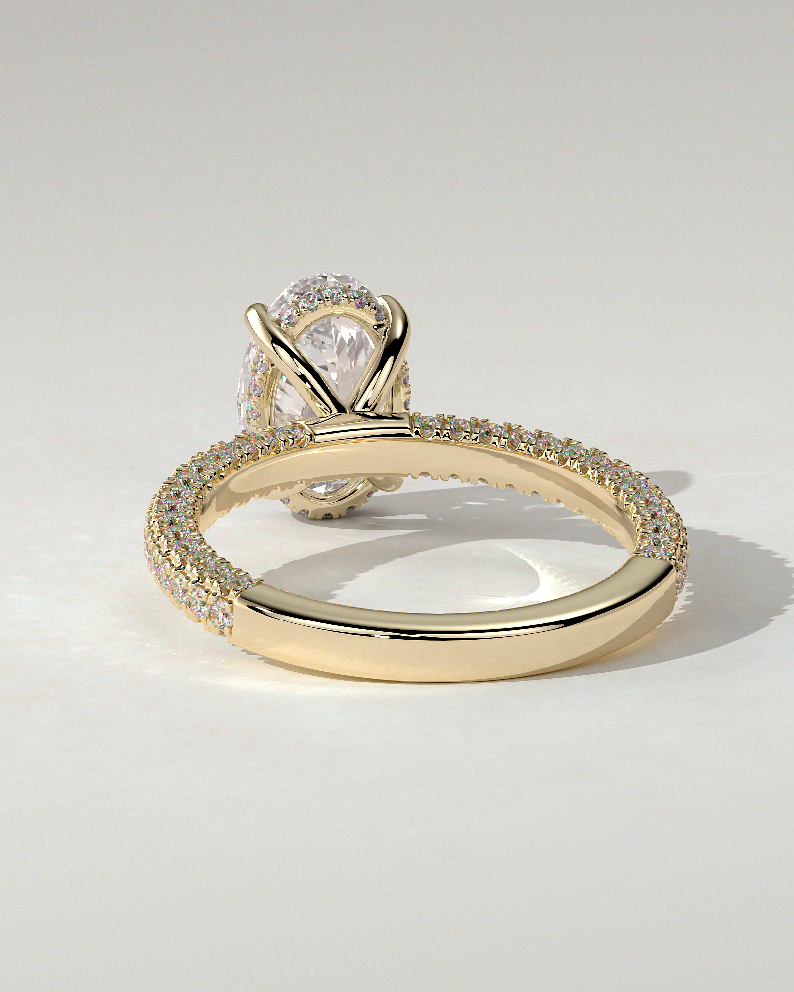 Penelope Solitaire Oval Ring