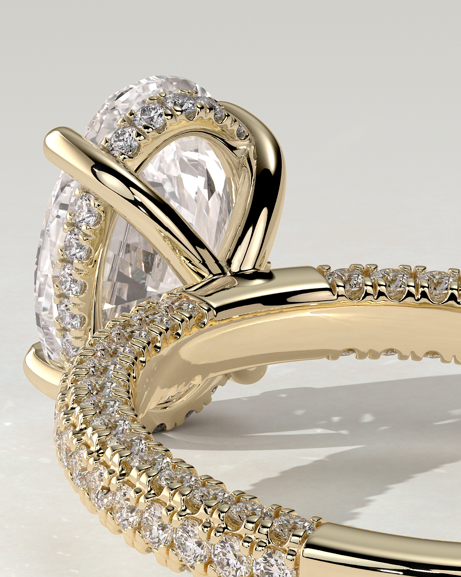 Penelope Solitaire Oval Ring