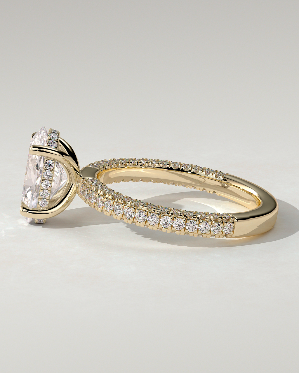 Penelope Solitaire Oval Ring