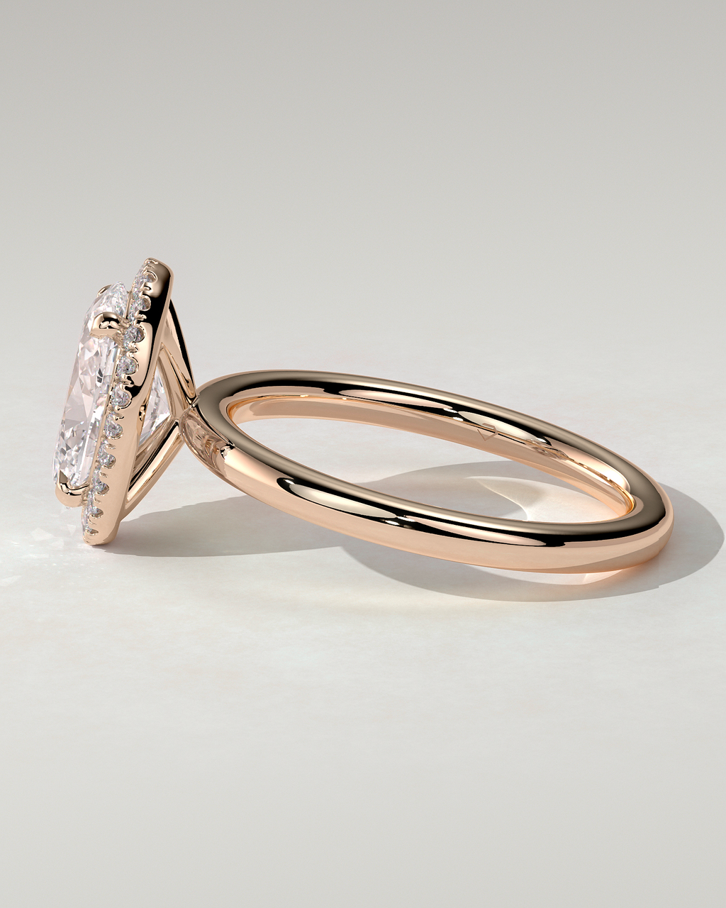Phoebe Halo Oval Ring
