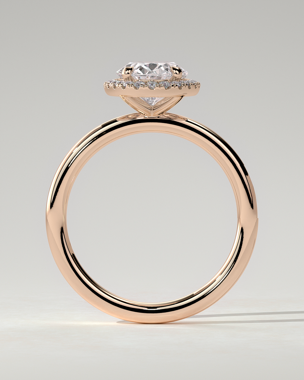 Phoebe Halo Oval Ring