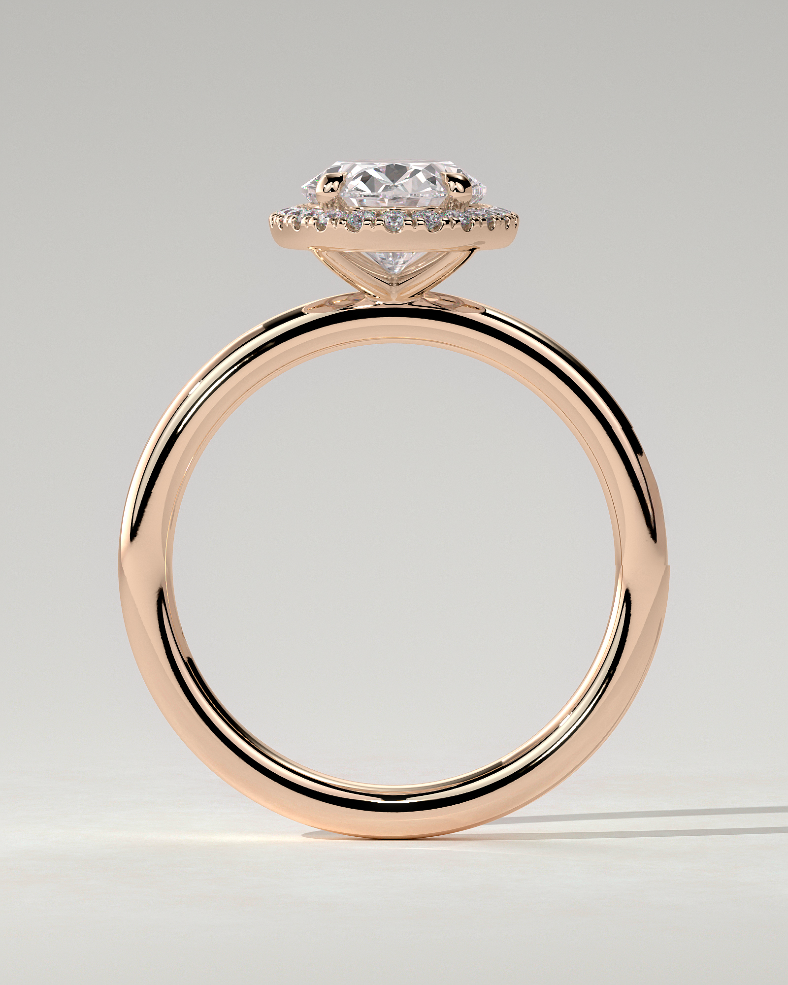 Phoebe Halo Oval Ring