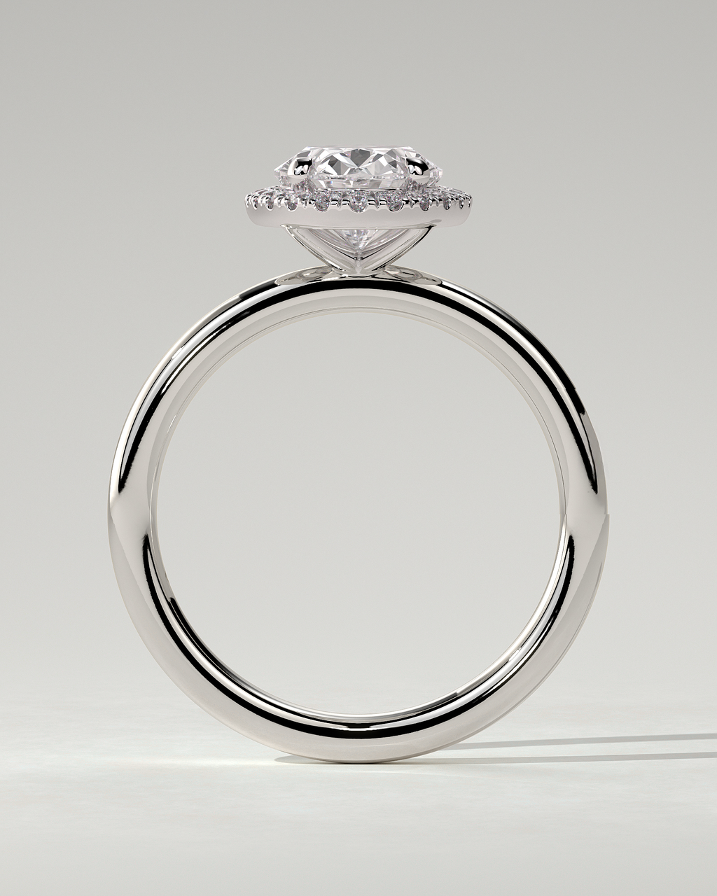 Phoebe Halo Oval Ring