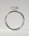 Phoebe Halo Oval Ring