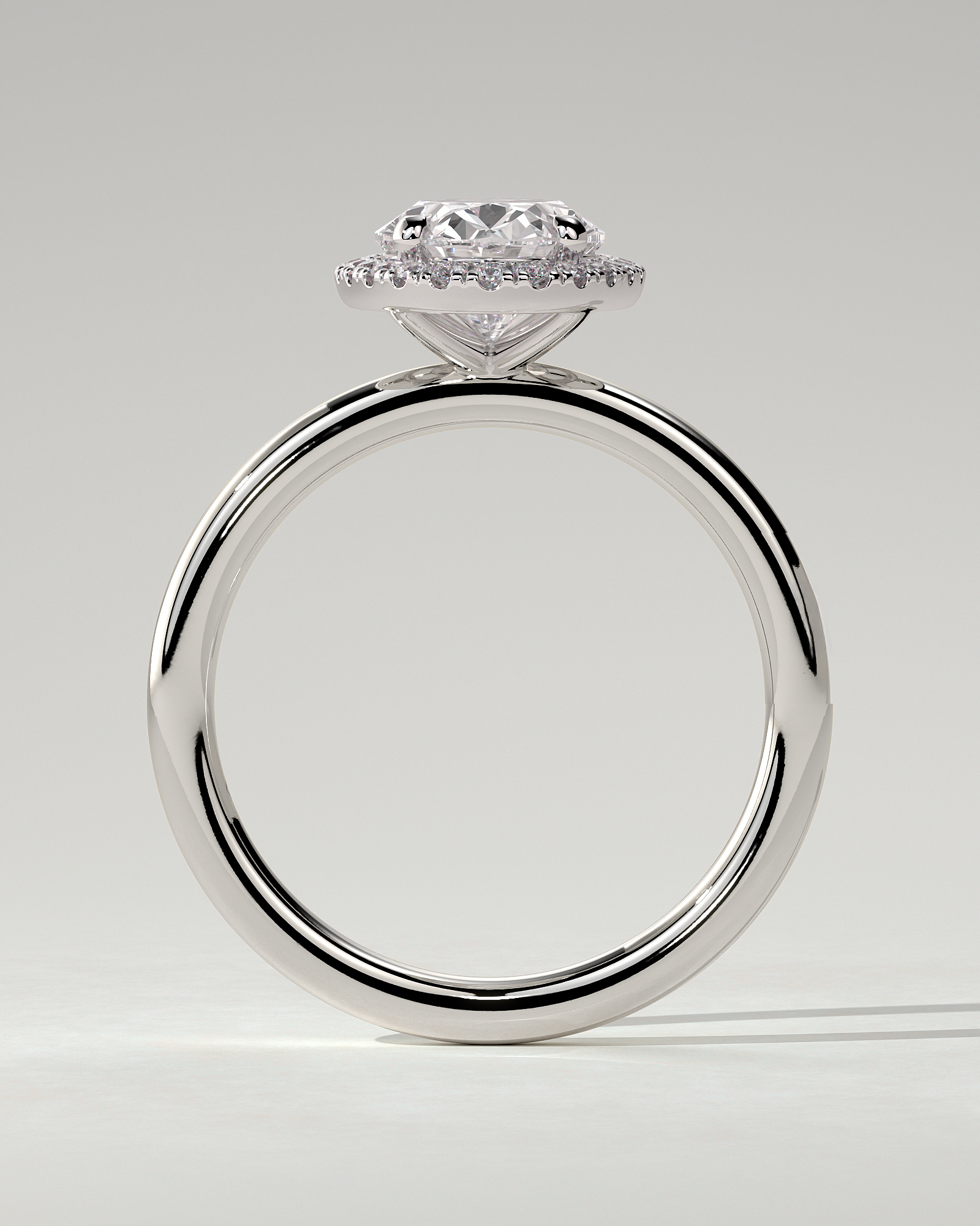 Phoebe Halo Oval Ring