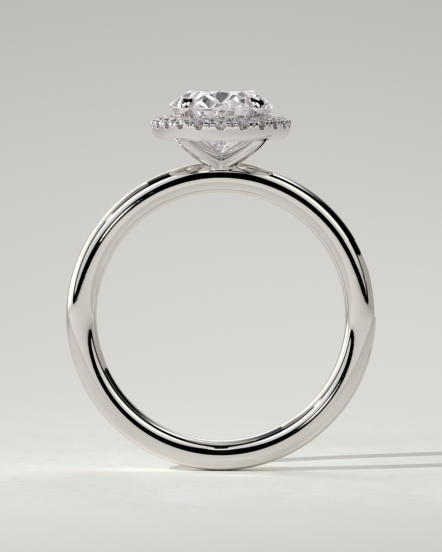 Phoebe Halo Oval Ring