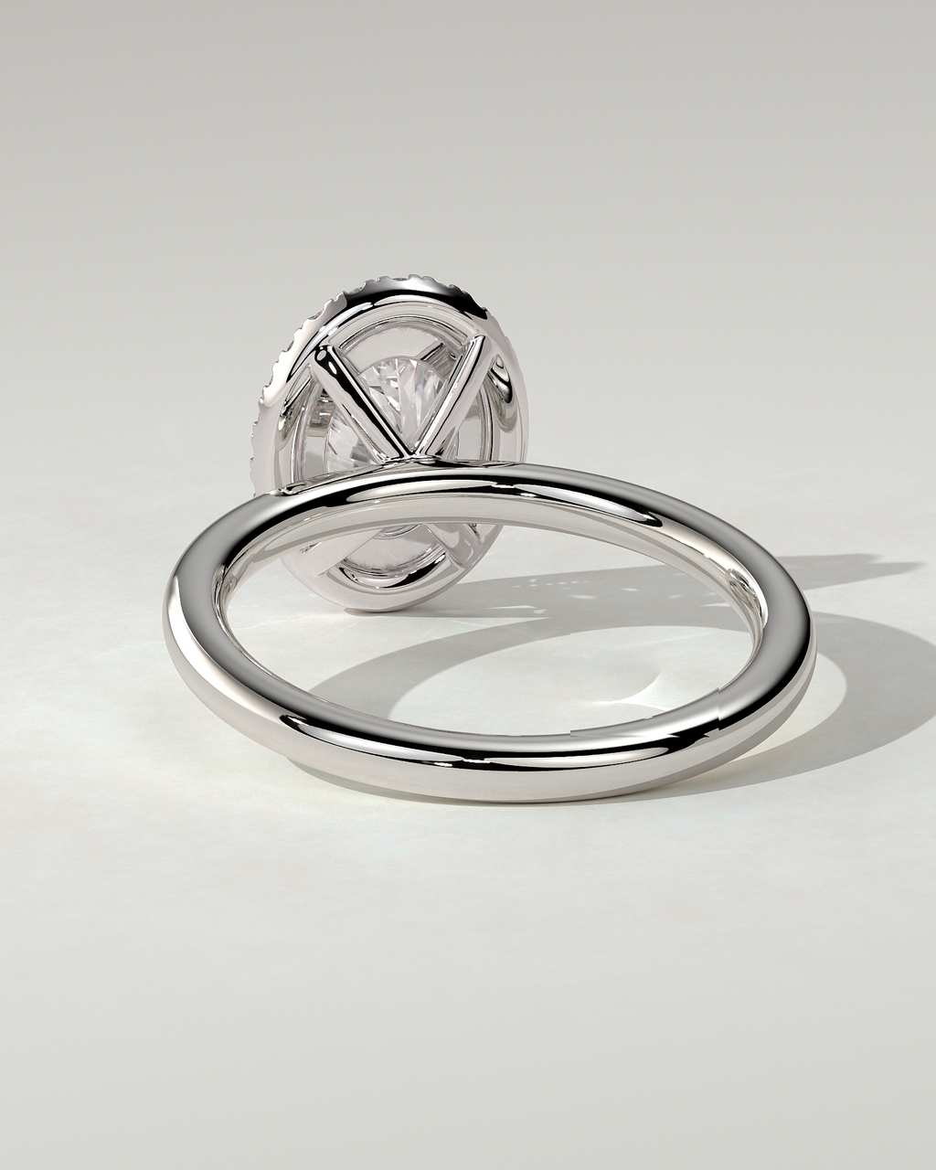 Phoebe Halo Oval Ring