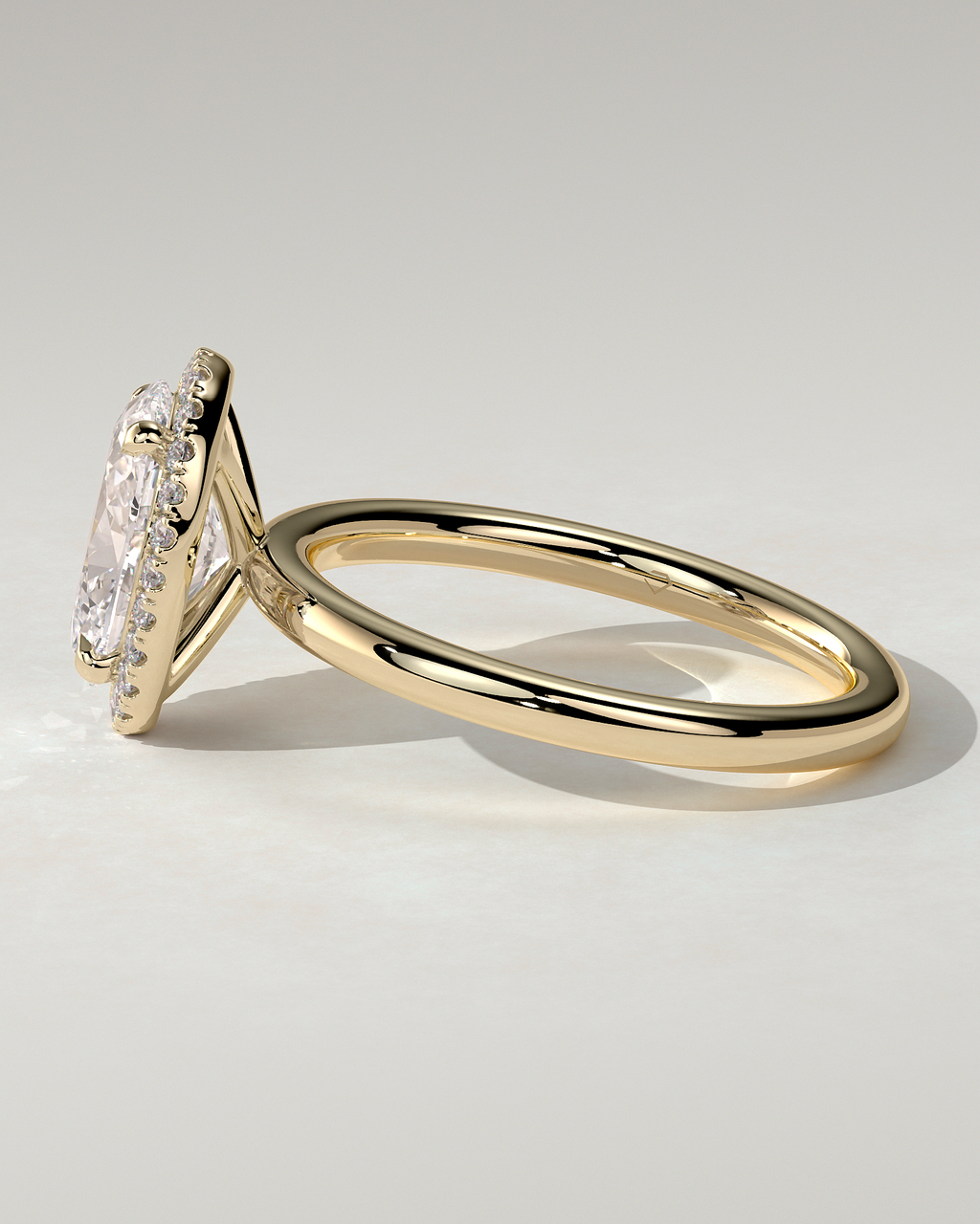Phoebe Halo Oval Ring