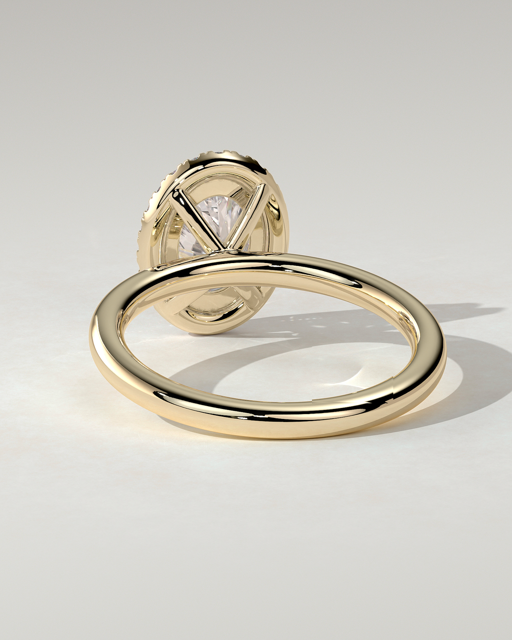 Phoebe Halo Oval Ring