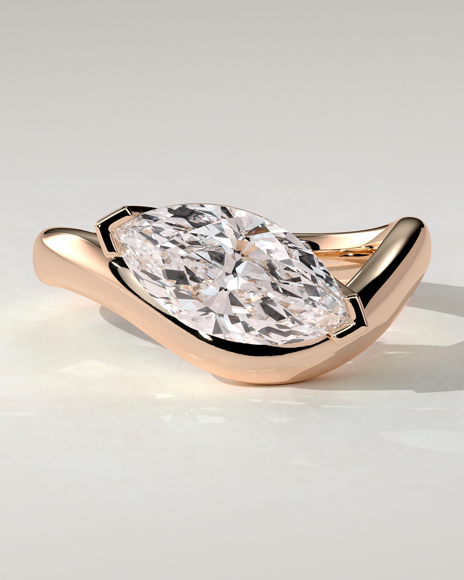 Pia East-West Round Ring