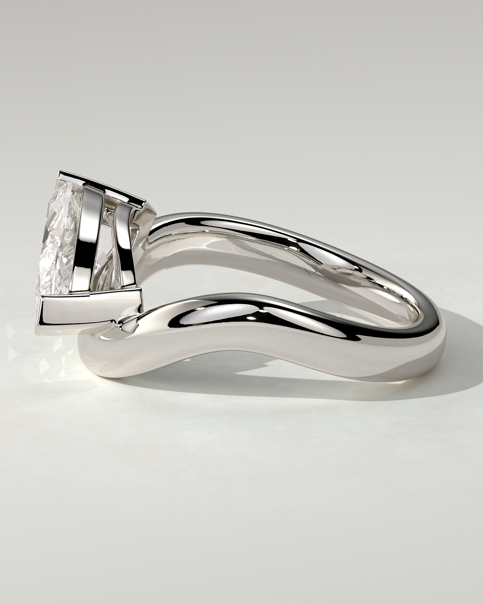 Pia East-West Round Ring