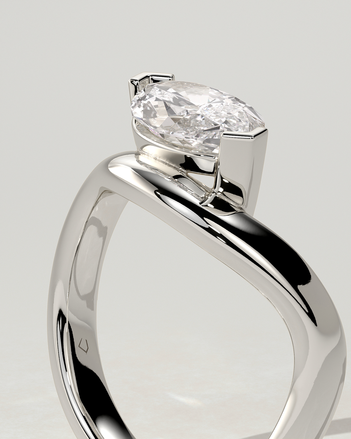 Pia East-West Round Ring