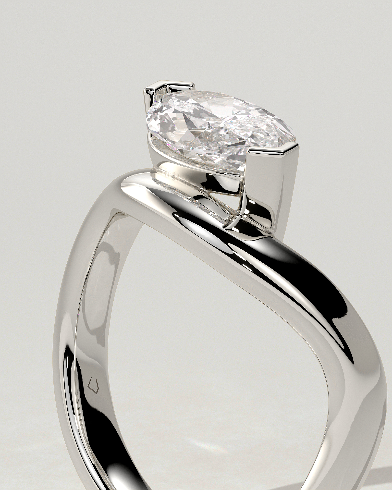 Pia East-West Round Ring
