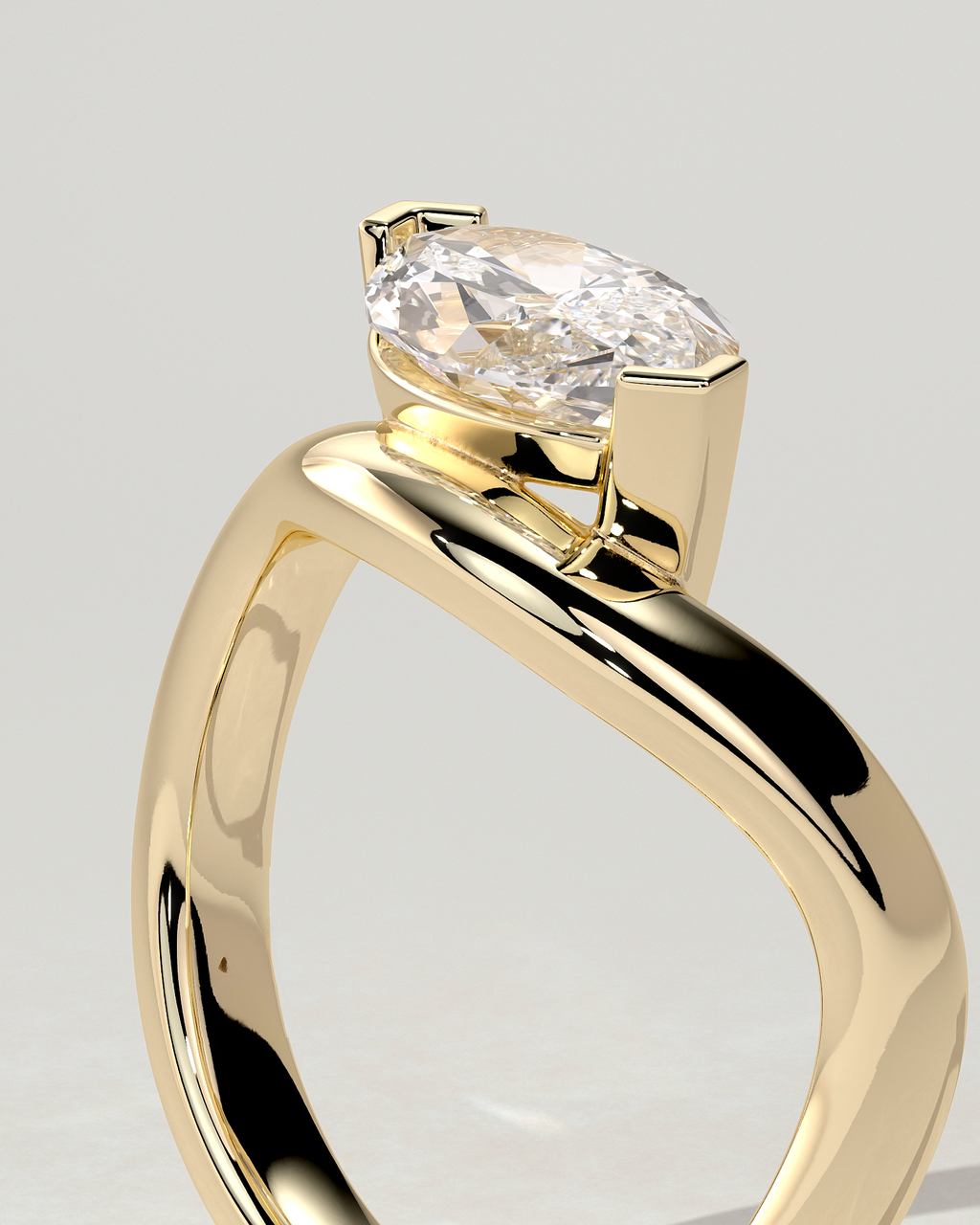 Pia East-West Round Ring