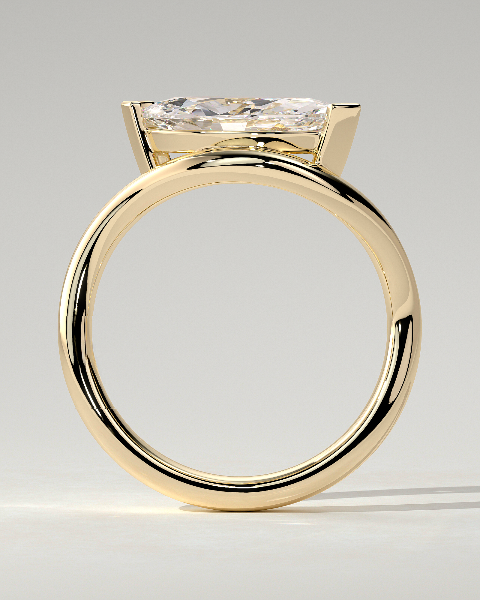 Pia East-West Round Ring