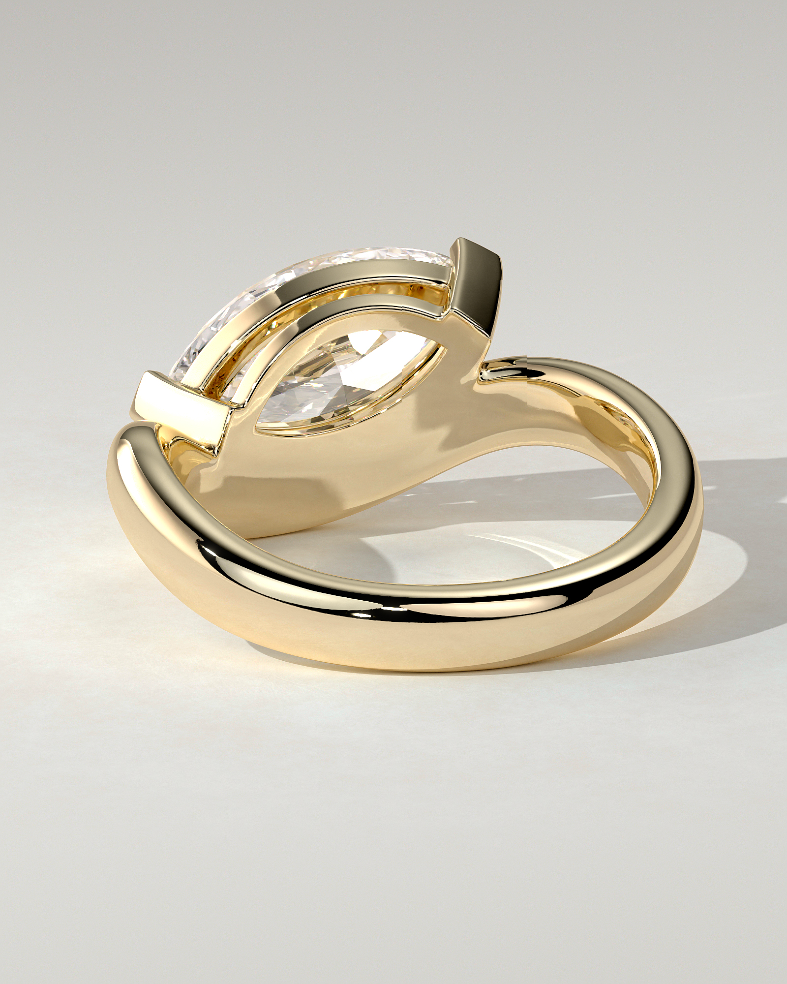 Pia East-West Round Ring
