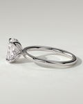 Poppy Solitaire Cushion Ring