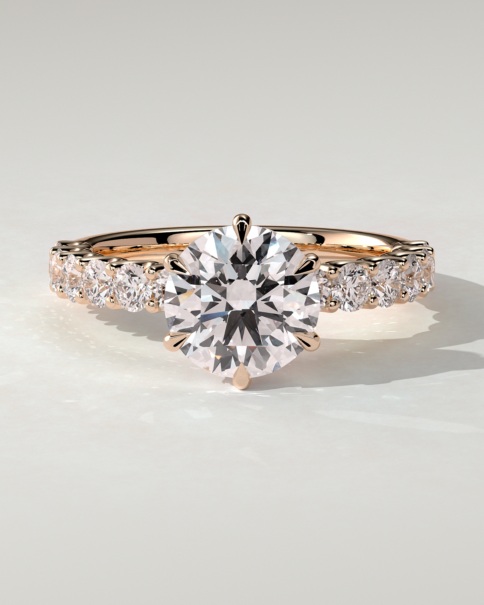 Quinn Solitaire Round Ring