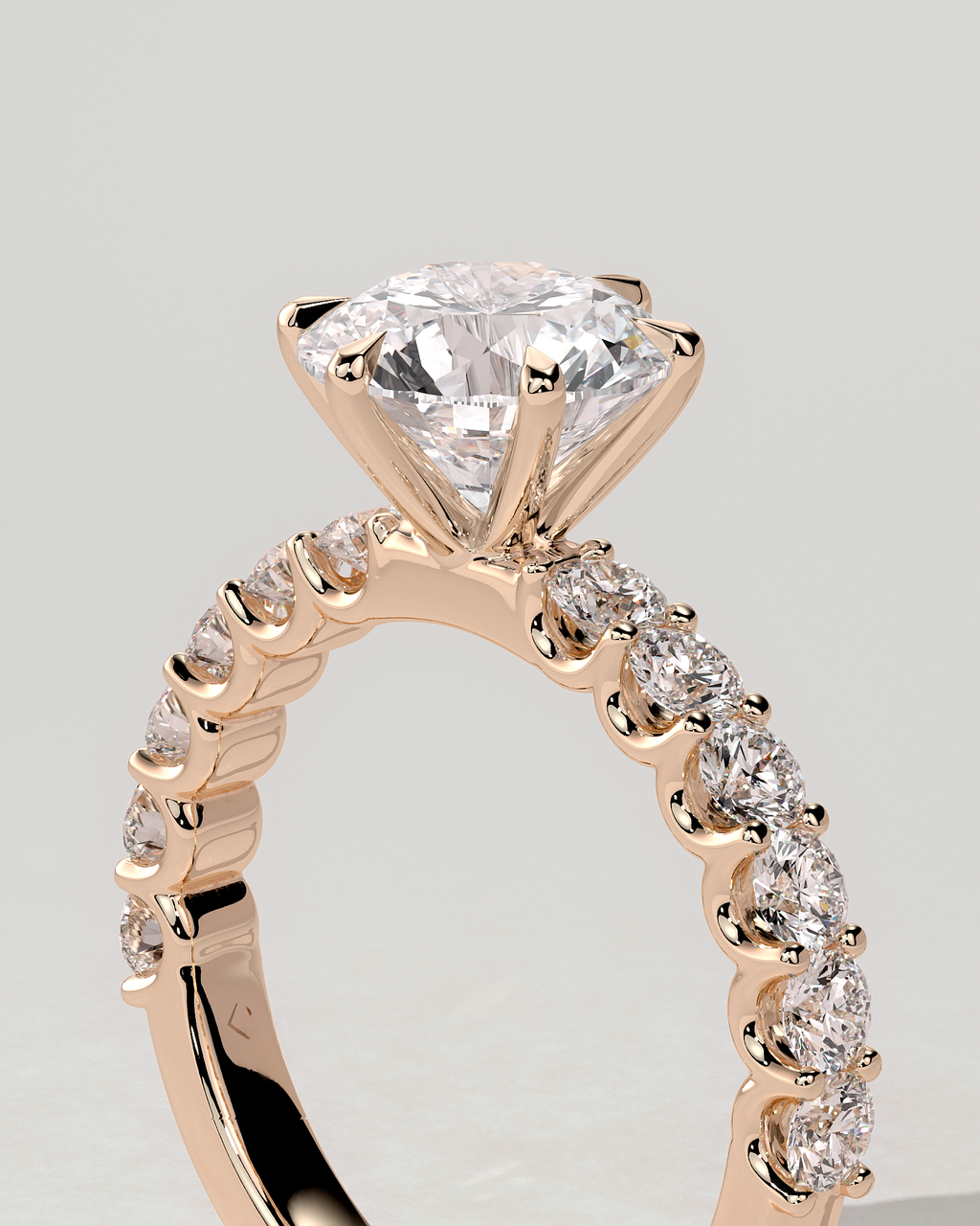 Quinn Solitaire Round Ring