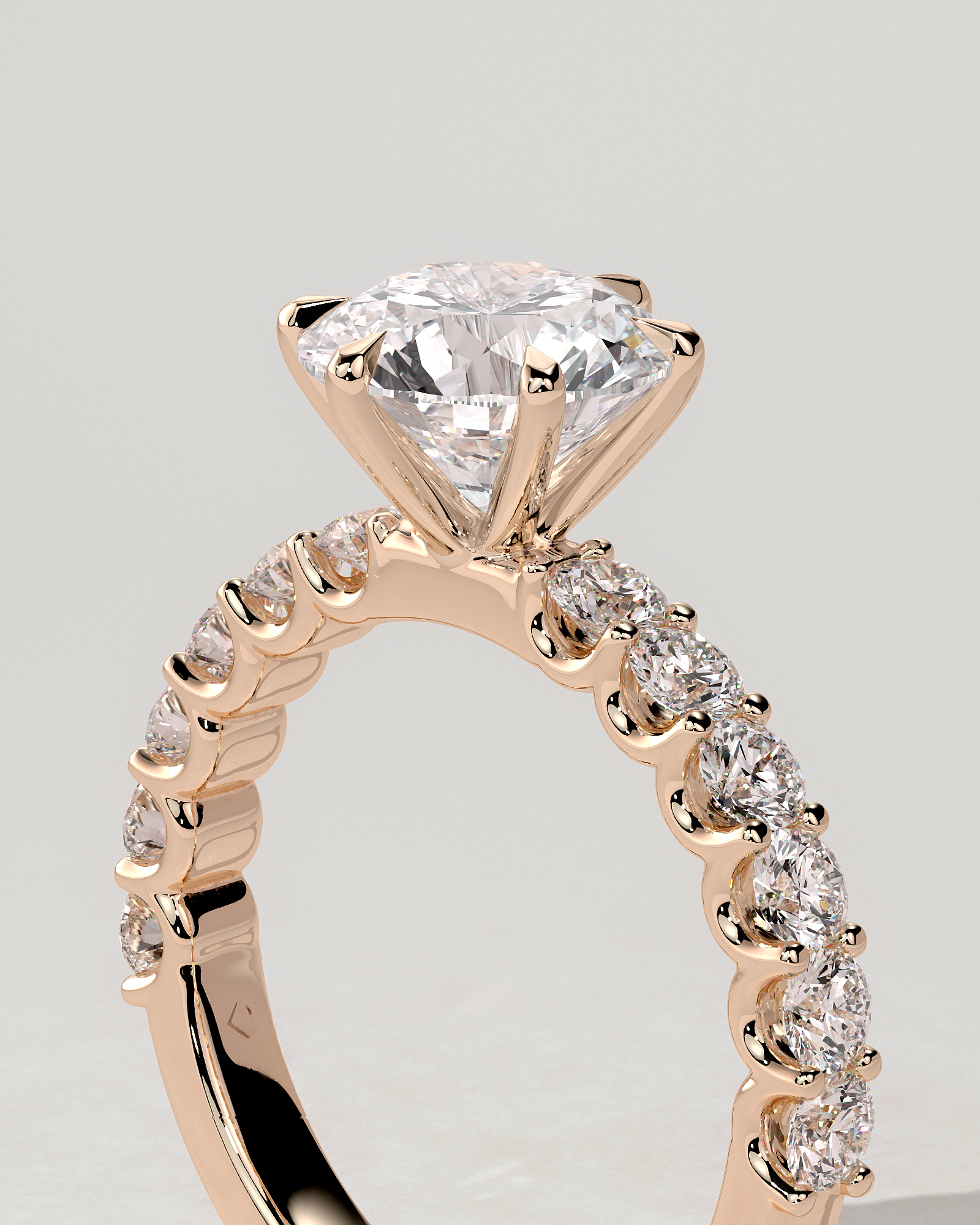 Quinn Solitaire Round Ring