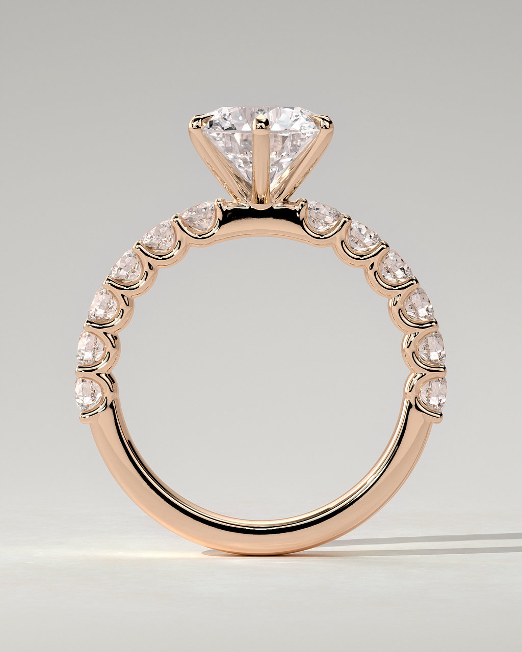 Quinn Solitaire Round Ring