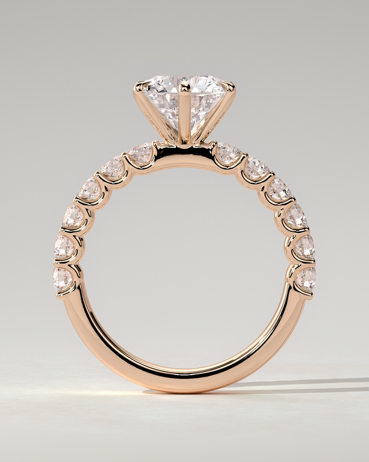 Quinn Solitaire Round Ring