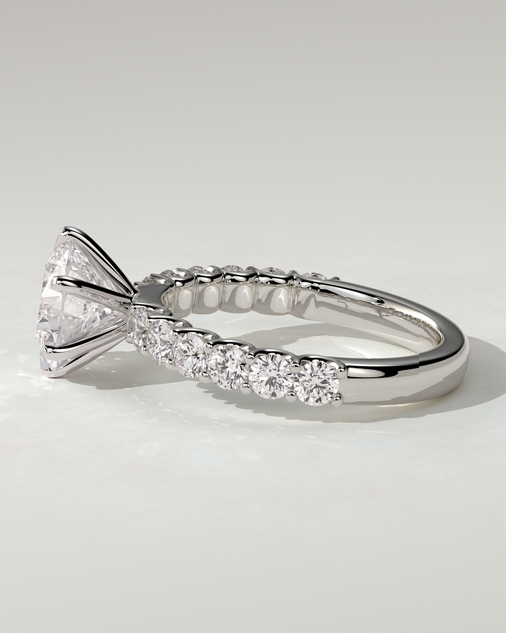 Quinn Solitaire Round Ring