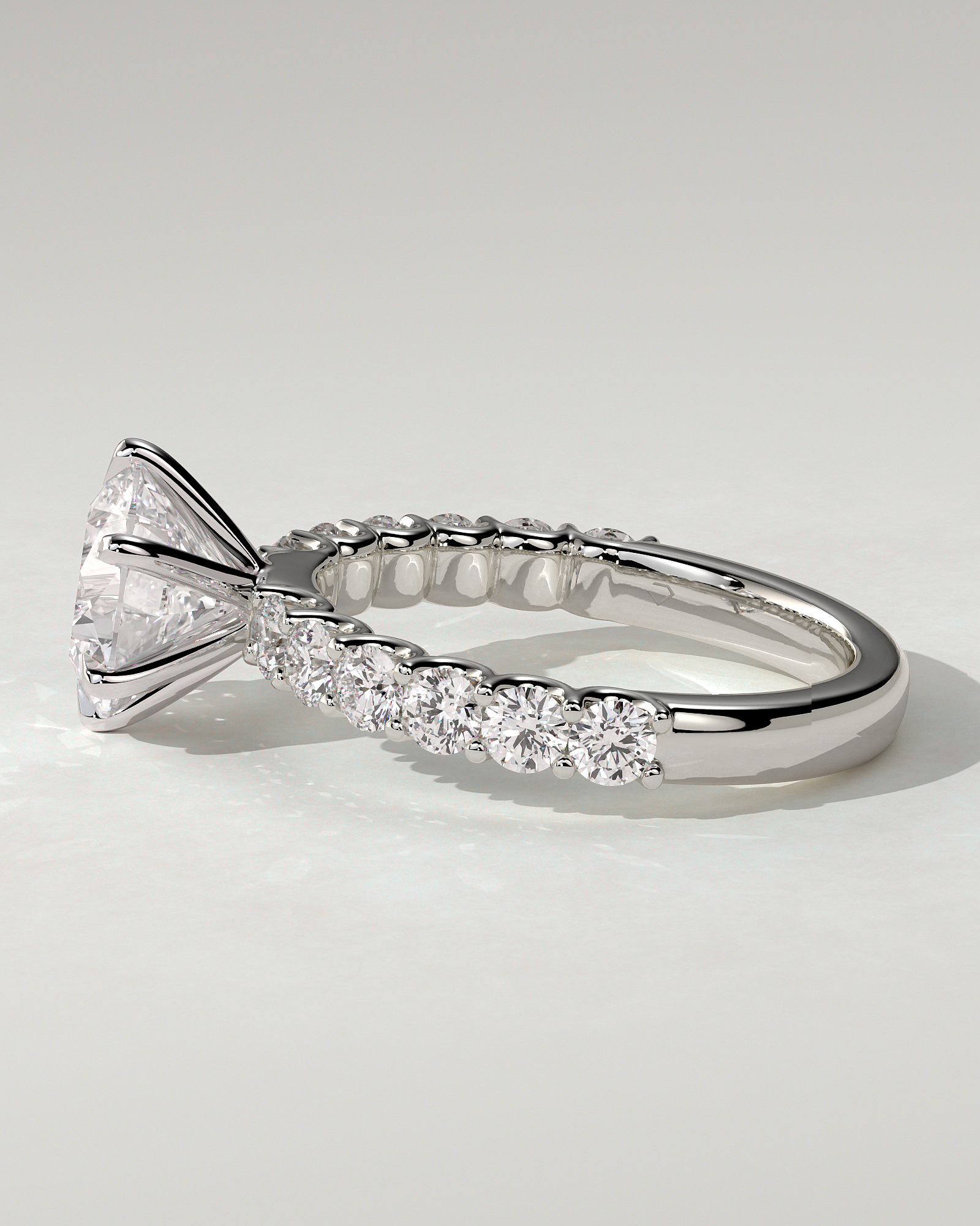 Quinn Solitaire Round Ring
