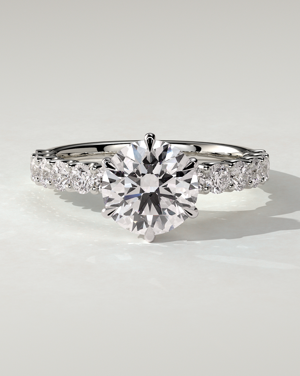 Quinn Solitaire Round Ring