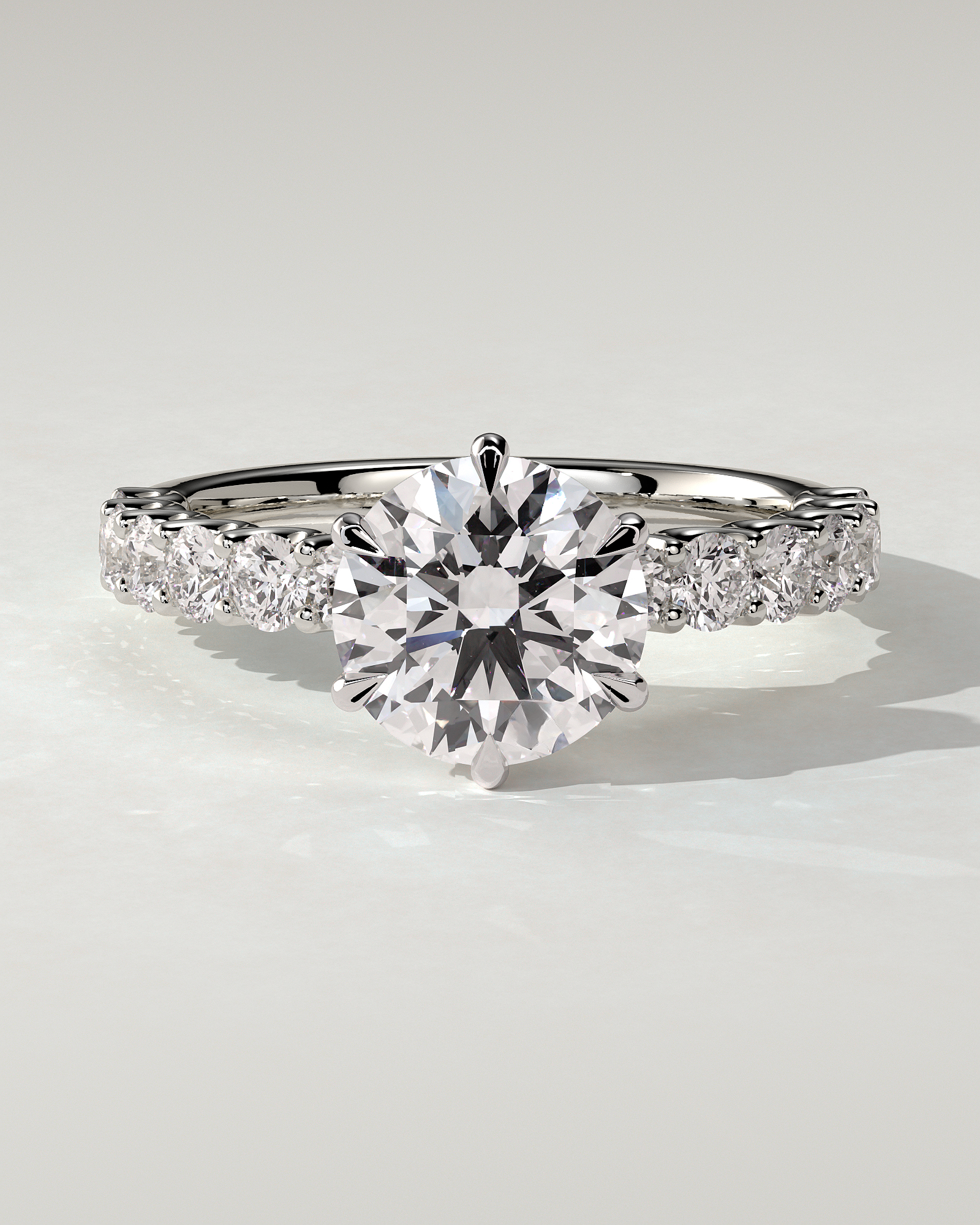 Quinn Solitaire Round Ring